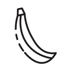 Banana Food Fresh Line Icon