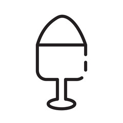 Breackfast Egg Food Line Icon