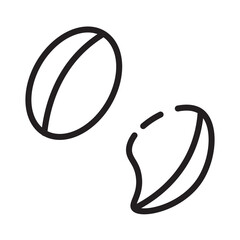 Almond Food Nut Line Icon
