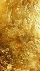 Close-up of a golden wall with intricate textures. Decorative design concept