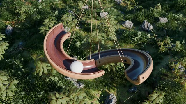 3D loop satisfying pendulum animation