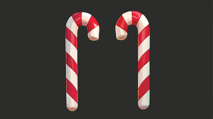 Sweet christmas cane icon Vectot style vector design