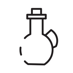 Liquid Oil Olive Line Icon