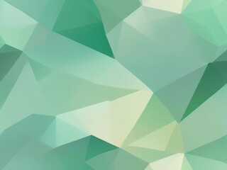 Obraz premium Green Color Low Poly Background, Triangle Shapes, Graphic Resources, Wallpaper, Design 