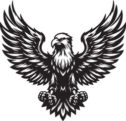 eagle and wings