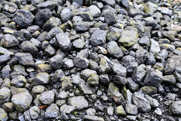 Texture of black charcoal