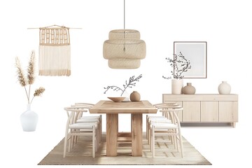 modern living room with lamp