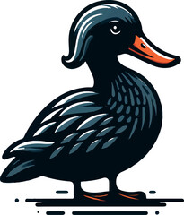 illustration of a duck