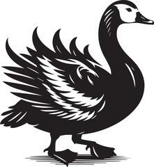 illustration of a duck