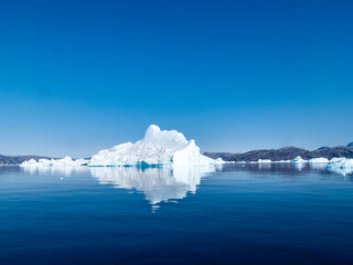 Icebergs in the Sermilik Fjord, East Greenland