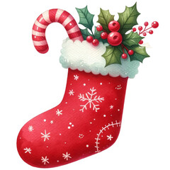 christmas stocking with gifts