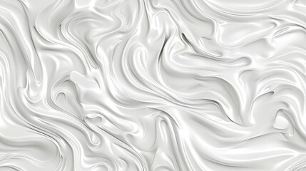 Fototapeta premium an abstract white background adorned with sleek, smooth waves, evoking a sense of modernity and innovation in design. SEAMLESS PATTERN