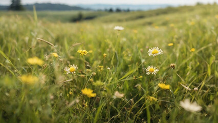 field of Natural grass