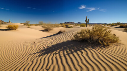 sand dunes in the desert