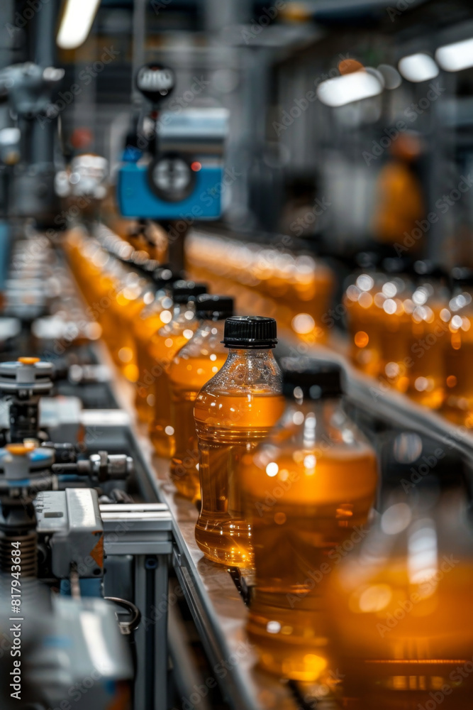Poster efficient robotics on automated production line