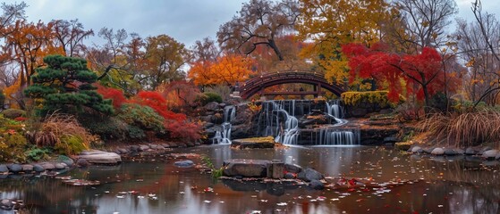 Naklejka premium Traditional Japanese garden
