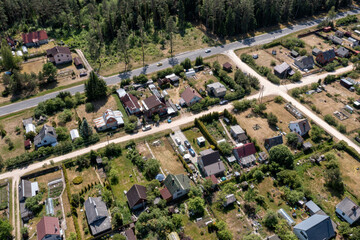 Aerial View of Forest Village