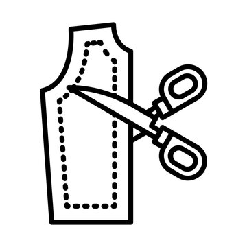 recommend clip art: sewing pattern line icon