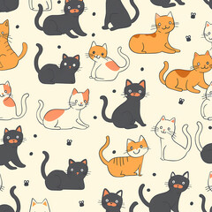 Fototapeta premium Tileable seamless pattern