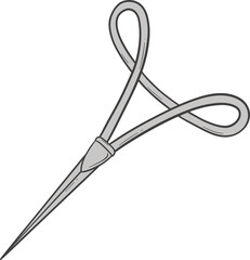 scissors with a pointed tip