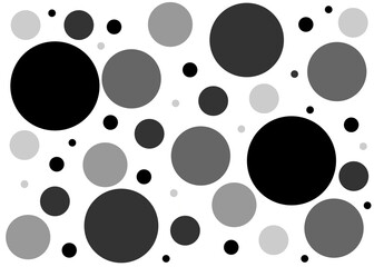 background with monochrome circles