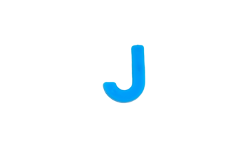 Blue letter 'J' isolate no white background.png