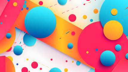 colorful geometric shapes design vector pattern geometric shapes design poster background