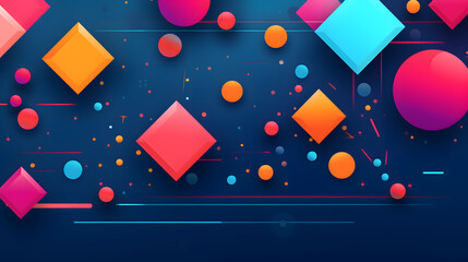 colorful geometric shapes design vector pattern geometric shapes design poster background