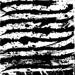 Grunge background of black and white. Abstract illustration texture of cracks, chips, dot. Dirty monochrome pattern of the old worn surface