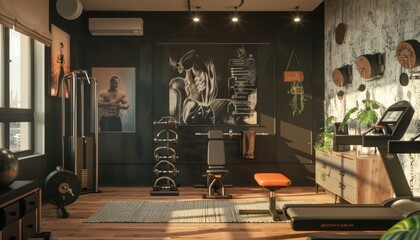 The home gym is the perfect way to get in shape and stay healthy. With a variety of equipment, you can get a full-body workout without ever leaving your home.