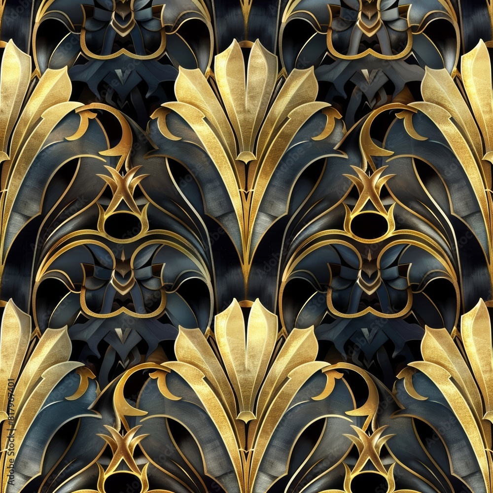 Poster design an abstract pattern that channels the essence of retro elegance