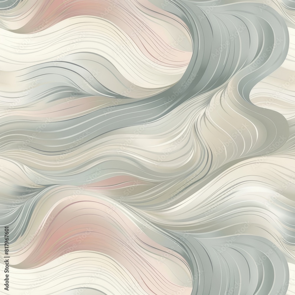 Poster design an abstract pattern that evokes a sense of calm and serenity