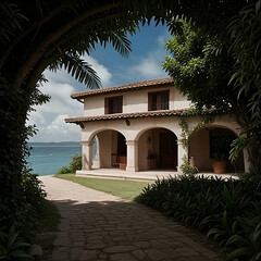 Una casa en la playa