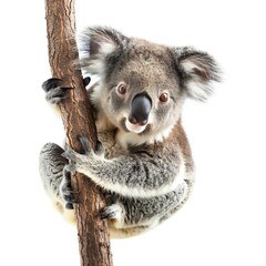 Fototapeta premium a photo of Koala, isolated on white background.