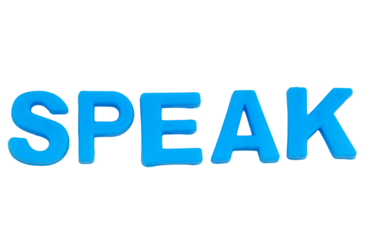 Blue Letters SPEAK isolate no white background.png