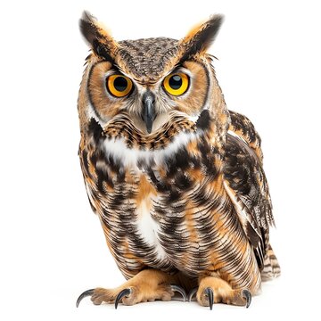 recommend clip art: a photo of Owl, isolated on white background.