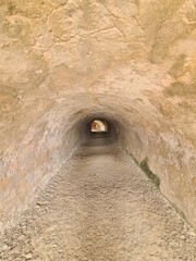 Obraz premium Long Tunnel in Helsingør, near Kronborg