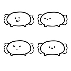 Axolotl Illustration - Cute Underwater Pet | Cute Hand Drawings | For Creative Projects | Minimalist Design