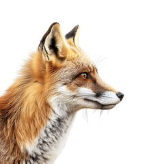 Fototapeta premium Photo of Fox, Isolate on white background
