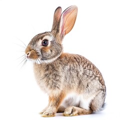 Obraz premium Photo of Rabbit, Isolate on white background