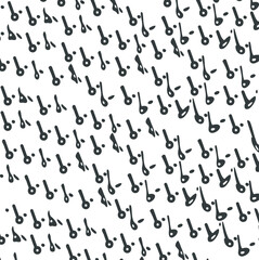 The vector consists of a cluster of distorted points and rods with a ring.