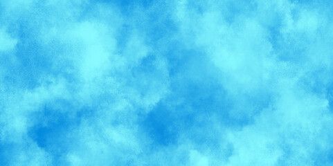watercolor abstract grunge blue paper texture painting background, Natural and cloudy fresh blue sky background, shiny and soft sky blue watercolor texture, blurred and grainy Blue powder explosion.