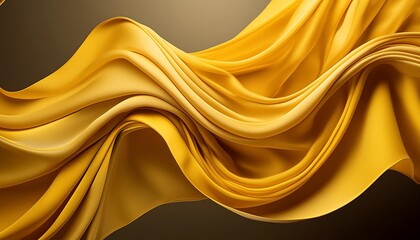 yellow abstract cloth