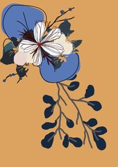 background with butterflies