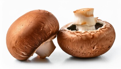 mushrooms isolated on transparent background
