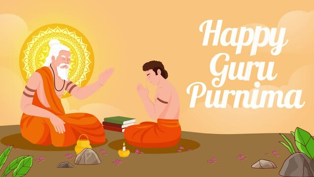 Guru Purnima is a religious festival dedicated to offering respect to all spiritual and academic gurus.
Happy Guru Purnima greetings!
