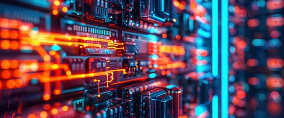Technology Abstract, Neural Net Visuals, Technology Abstract Background