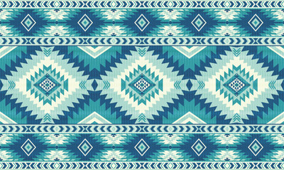 American tribal ethnic native pattern.Traditional Navajo,Aztec,Apache,Southwest and Mexican style fabric pattern.Abstract vector motifs pattern.For fabric,clothing,blanket,carpet,woven,wrap,decoration