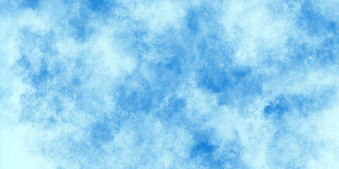 Obraz premium watercolor abstract grunge blue paper texture painting background, Natural and cloudy fresh blue sky background, shiny and soft sky blue watercolor texture, blurred and grainy Blue powder explosion.