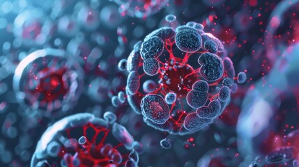 Illustration,  nanoparticles enhancing drug stability and efficacy